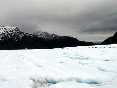 Mountain Glacier on Helicopter Ride