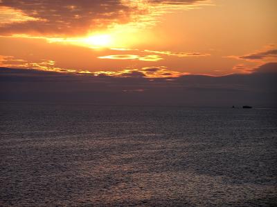 Sunset from Cruise Ship