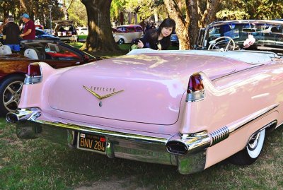 Pink Cadillac - Burlingame's Cars in the Park car show