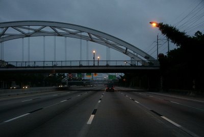 Daybreak Along the 59 Underpass