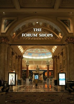 Entrance to Caesar's Forum Shops