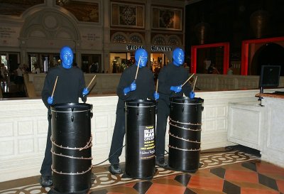 Madame Tussaud's Blue Men