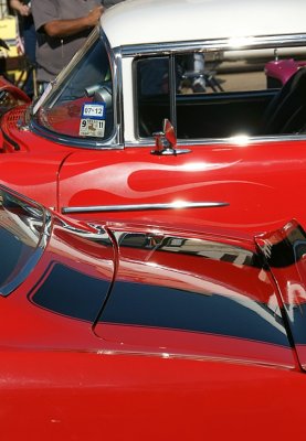 Two Red Chevies
