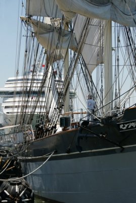 Tallship Elissa & Carnival Triumph