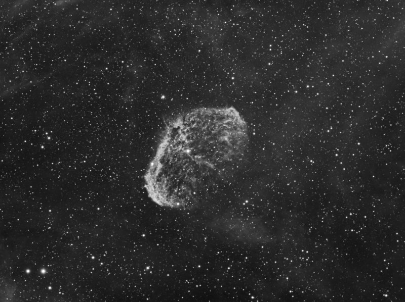 NGC6888 - Crescent Nebula in Ha