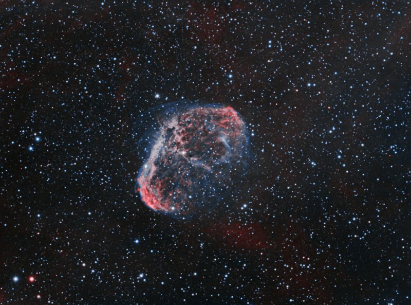 NGC6888 - Crescent Nebula in Ha and OIII