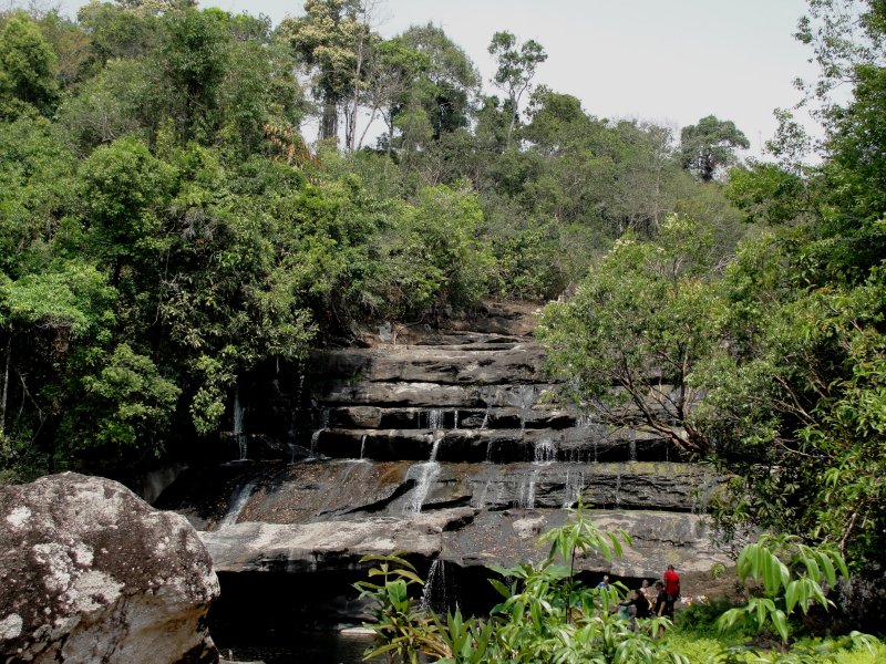 Tad Xai Falls, dry season