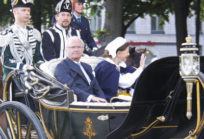 Swedish king and queen