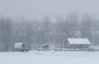 Blizzard on the Prairie