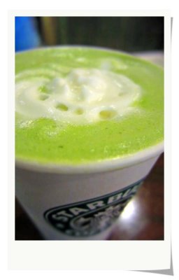 Thank you for buying me Green Tea Latte!