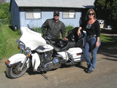 also showing ... Nick and Tena's new 2006 Harley