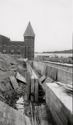 D Block Foundation Under Construction