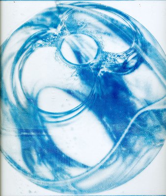 Cyanotype on Glass