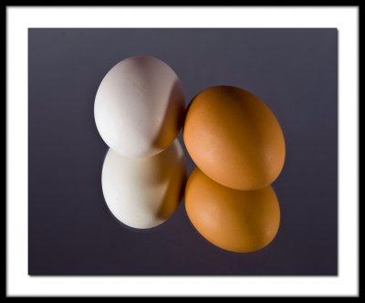 Home made lightbox test - Eggs (no yolk)