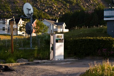 Lovund's gas station (over $3 CAN a litre)