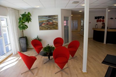 Waiting area - Norwegian Modern !!