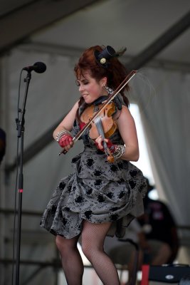  Amanda Shaw at the New Orleans Jazz Festival April 28th, 2012