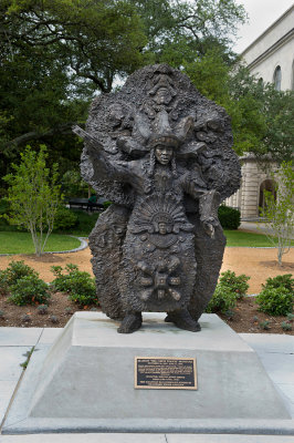 Statue of New Orleans Indian