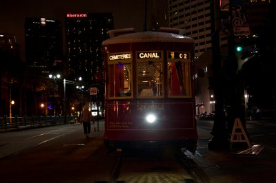 Love streetcars at night