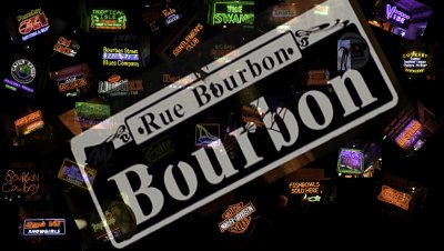 Bourbon Street Neon -  my collage
