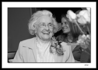 Mom at her 90th birthday celebration