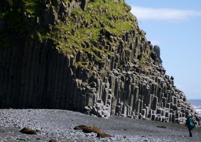 Columnar basalt, familiar to Viking and Celtic settlers in Iceland.