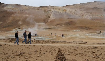 The Krafla area is the heart of volcanic activity that began in the 1970s after 300 years of dormancy.