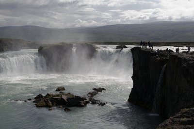 Godafoss  (waterfall of the gods).