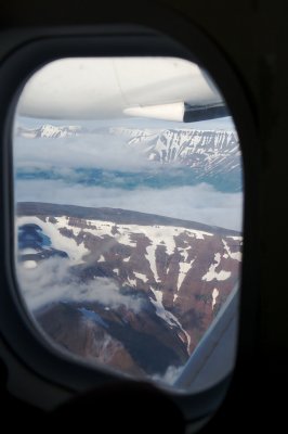 The flight from  Akureyri (pop. 15,139) to Grimsey (pop. 100) takes 30 minutes.