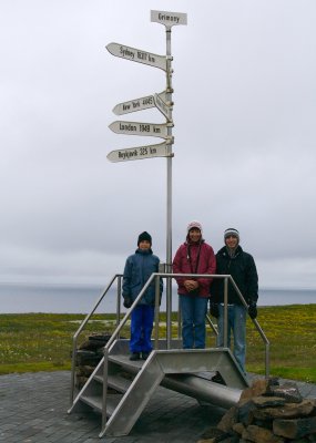 Will, Madeleine, and Wiley from Seattle cross the Arctic Circle.