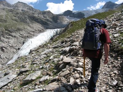 Riedgletscher glacier moraine