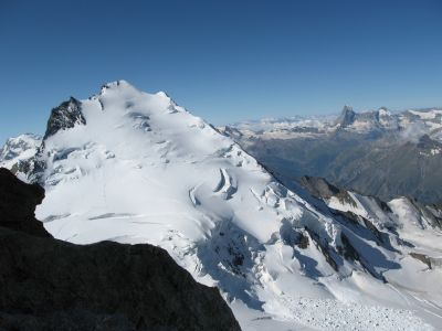 View of Mischabel Dom (4545m) from the summit (4327m)
