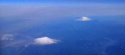 Mount St. Helens and Mount Adams