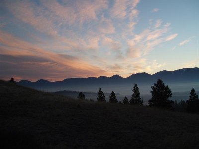 Morning Mist on Flathead Lake