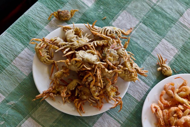 River crabs, Li River cruise