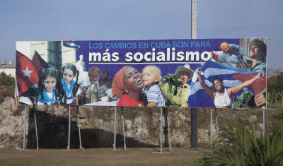 Typical Cuban Billboard