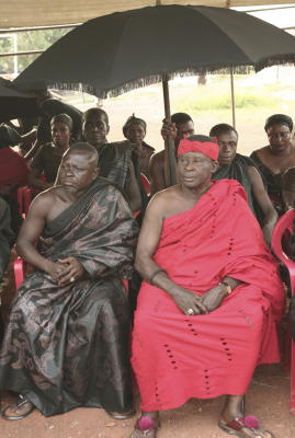 Ashanti funeral in Kumasi