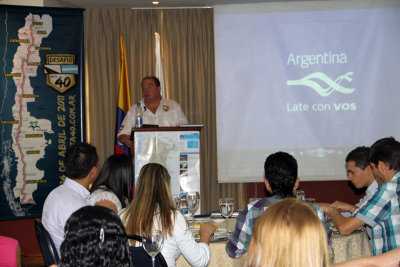 INPROTUR y Emilio Scotto - Gira de Promocin Ruta 40 Argentina - en Medelln, Colombia