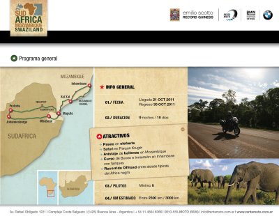 Sudafrica, Swaziland y Mozambique en motos BMW