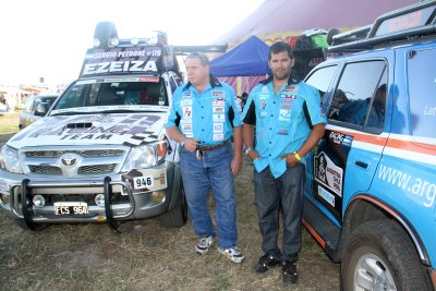 Emilio Scottoy Sergio Petrone Ezeiza Dakar 2012