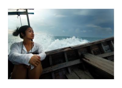 masako on the way to koh kai island