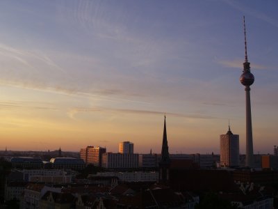 Evening sky with Fernsehturm