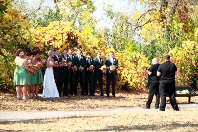 Wedding in Hennepin Island Park, Minneapolis