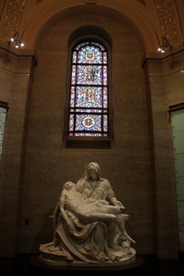 Replica of the Pieta, recreated by Vescova Buonnarati Art, Cathedral of St.Paul, Summit Hill, St.Paul