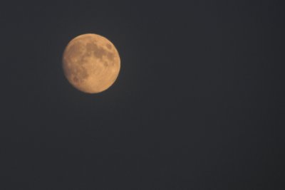 Moon rise, Duluth