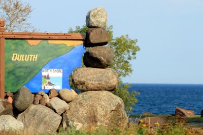 Stones Arranged, North Shore Scenic Drive, Duluth to Two Harbors