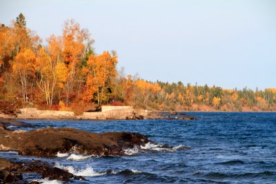 Fall Colors, Lake Superior, North Shore Scenic Drive, Duluth to Two Harbors, MN
