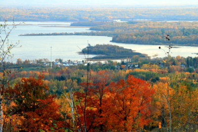 Saint Louis River, view from Thompson Hill, Duluth