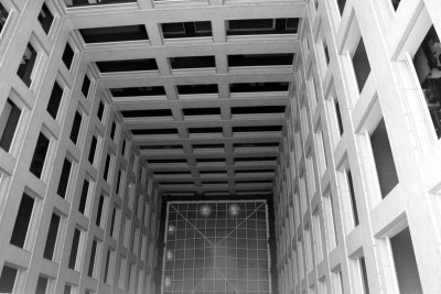 Santa Fe Building, Chicago - Open House Chicago 2011, Black and White