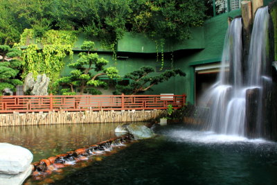 Waterfalls, Chi Lin Nunnery, Nan Lian Garden, Diamond Hill, Kowloon, Hong Kong